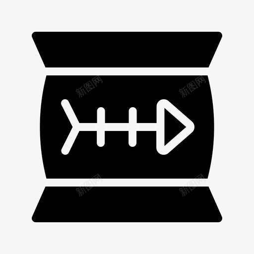 鱼食品鱼饲料鱼营养svg_新图网 https://ixintu.com 食品 饲料 营养 金鱼片 鱼片 宠物 固体