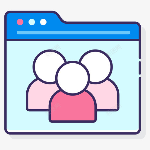 用户用户体验和用户界面图标1线性颜色svg_新图网 https://ixintu.com 用户 体验 用户界面 图标 线性 颜色