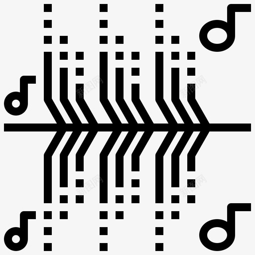 大节拍俱乐部音乐svg_新图网 https://ixintu.com 大节 节拍 音乐 俱乐部 派对 edm 大纲