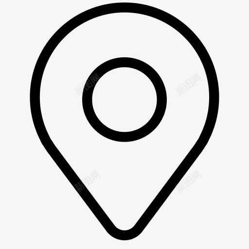 位置地理标签地图svg_新图网 https://ixintu.com 位置 地理 标签 地图 图钉 地点 标准 站点 图标