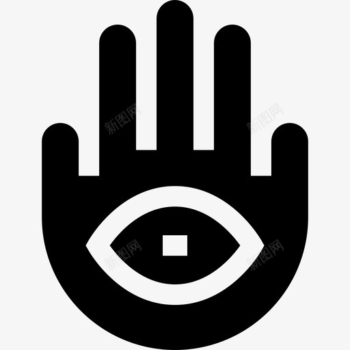 Hamsa印度71填充svg_新图网 https://ixintu.com Hamsa 印度 填充