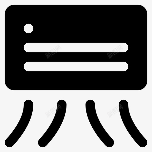 空调冷气清凉svg_新图网 https://ixintu.com 空调 清凉 冷气 清新 固体