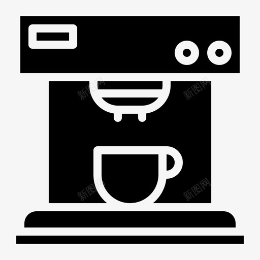 咖啡机208酒店glyphsvg_新图网 https://ixintu.com 咖啡机 酒店 glyph