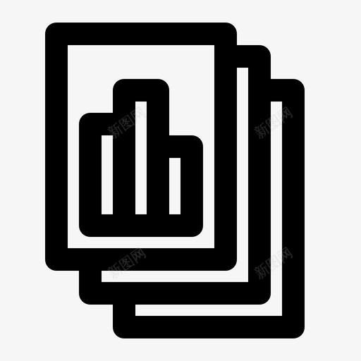 数据图表文档svg_新图网 https://ixintu.com 图表 数据 文档 文件 页面 项目管理
