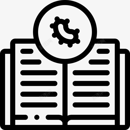 书病毒传播4线状svg_新图网 https://ixintu.com 病毒 传播 线状