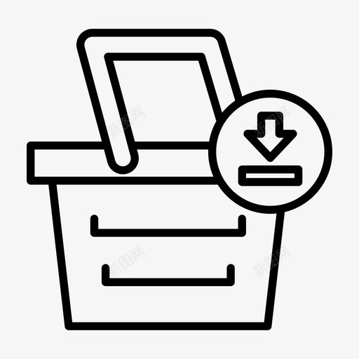 购物篮购买下载svg_新图网 https://ixintu.com 购物篮 购买 下载 购物 系列