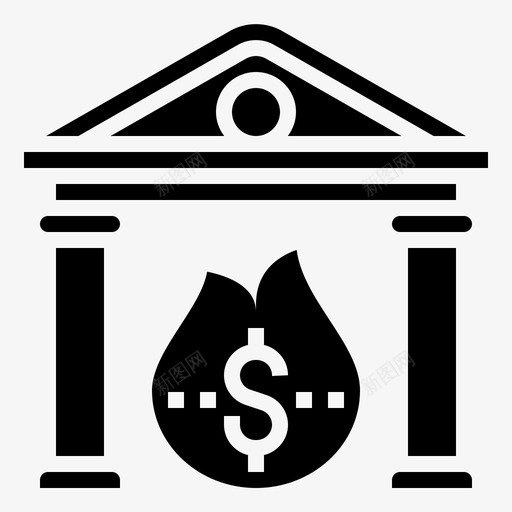 资不抵债金融危机铭文svg_新图网 https://ixintu.com 资不抵债 金融 危机 铭文