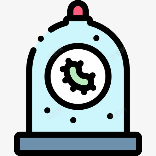 检疫病毒传播3线颜色svg_新图网 https://ixintu.com 检疫 病毒 传播 颜色