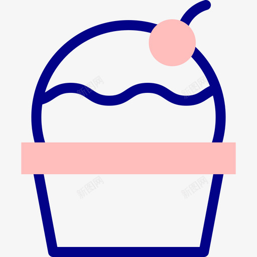 纸杯蛋糕164岁生日线性颜色svg_新图网 https://ixintu.com 纸杯 蛋糕 164岁 生日 线性 颜色