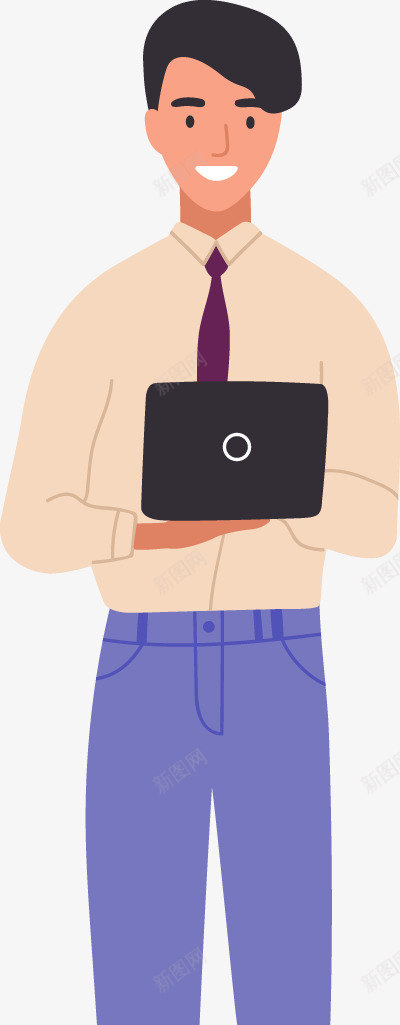 正在使用笔记本的职场人士免扣免扣扁平等距插画人物合png免抠素材_新图网 https://ixintu.com 免扣 正在 使用 笔记本 职场 人士 扁平 等距 插画 人物