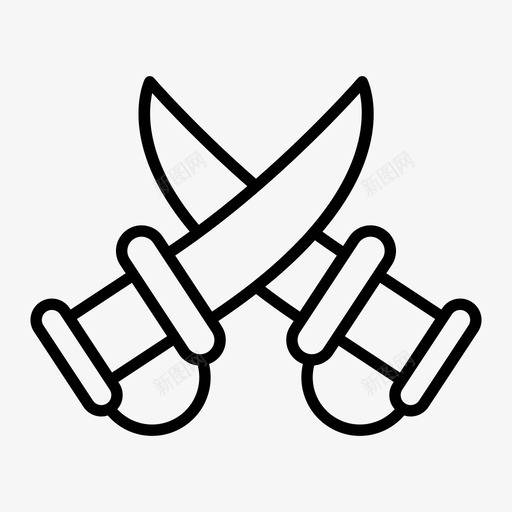 剑十字武器svg_新图网 https://ixintu.com 十字 武器 海军 防线