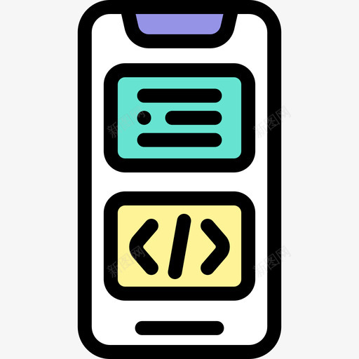 智能手机网页设计166线性颜色svg_新图网 https://ixintu.com 智能 手机 网页设计 线性 颜色