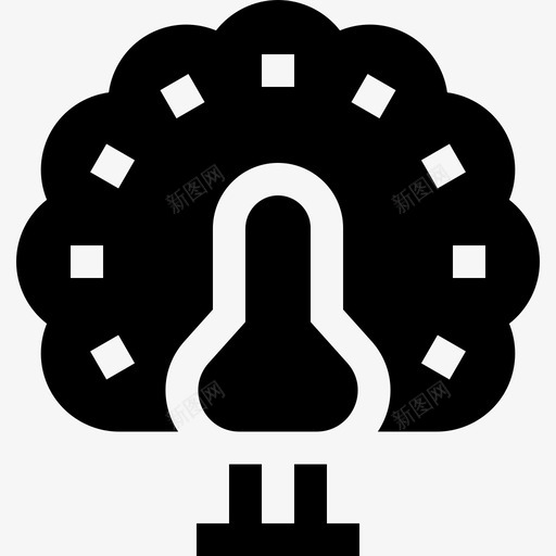 孔雀印度71填充svg_新图网 https://ixintu.com 孔雀 印度 填充