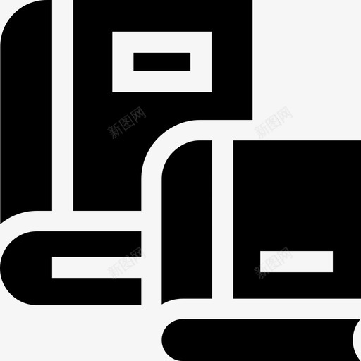 书籍文学33填充svg_新图网 https://ixintu.com 书籍 文学 填充