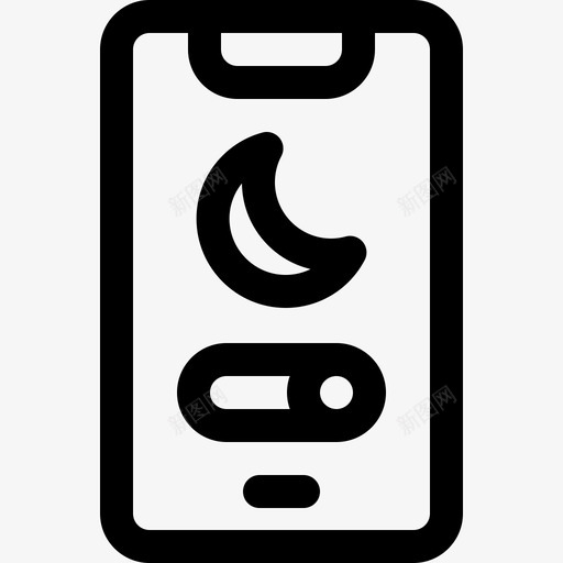 睡眠模式睡眠时间62线性svg_新图网 https://ixintu.com 睡眠 模式 时间 线性