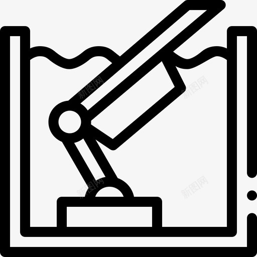 清洁工游泳池43线性svg_新图网 https://ixintu.com 清洁工 游泳池 线性