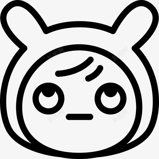 滚动的眼睛婴儿孩子svg_新图网 https://ixintu.com 滚动 眼睛 婴儿 孩子 表情 符号 情感