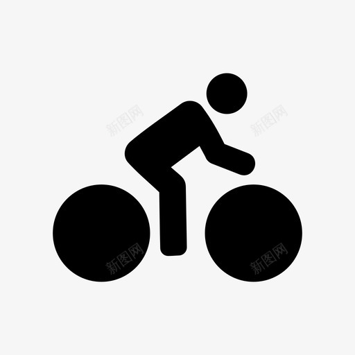 骑自行车锻炼运动svg_新图网 https://ixintu.com 自行车 运动 锻炼 交通