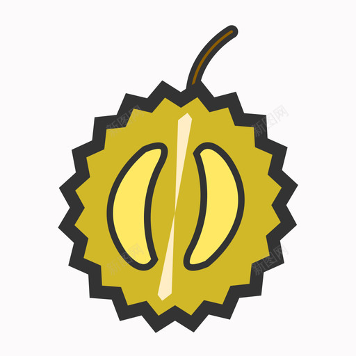 榴莲svg_新图网 https://ixintu.com 榴莲