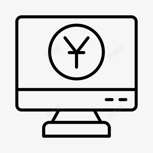 人民币数字金融网上银行svg_新图网 https://ixintu.com 网上银行 人民币 数字 金融 货币 中国银行