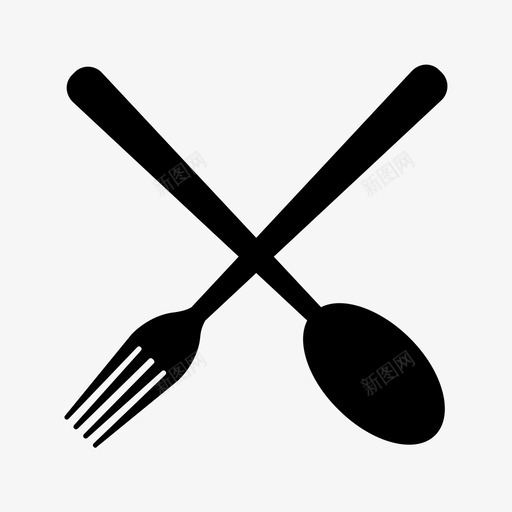 匙叉杯子甜点svg_新图网 https://ixintu.com 匙叉 杯子 甜点 食物 烹饪 图标