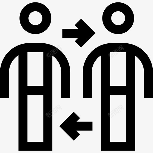 社交距离冠状病毒预防8线性svg_新图网 https://ixintu.com 社交 距离 冠状 病毒 预防 线性