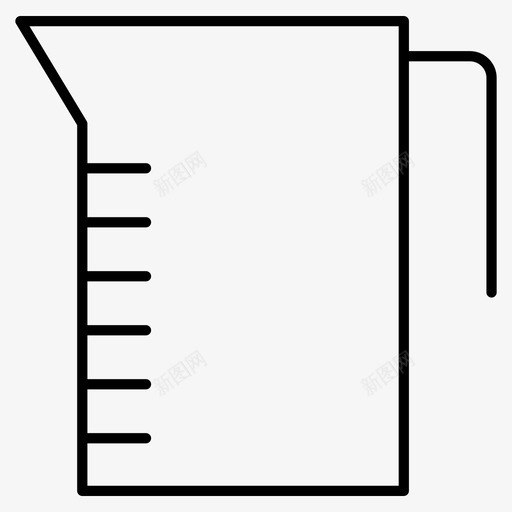 量杯容器厨具svg_新图网 https://ixintu.com 量杯 容器 厨具