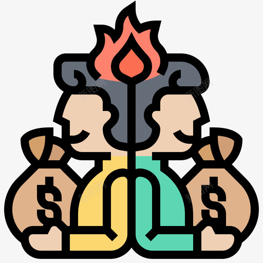 腐败商业腐败3线性色彩svg_新图网 https://ixintu.com 腐败 商业 线性 色彩