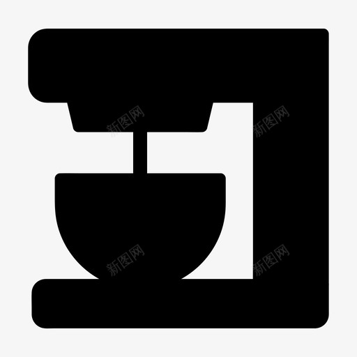 搅拌机电器食品svg_新图网 https://ixintu.com 搅拌机 电器 食品 厨房 展台 家用电器