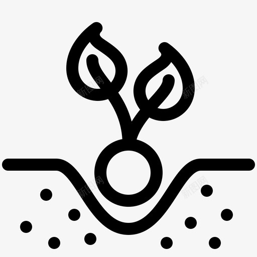 种植植物生态学257线性svg_新图网 https://ixintu.com 种植 植物 生态学 线性