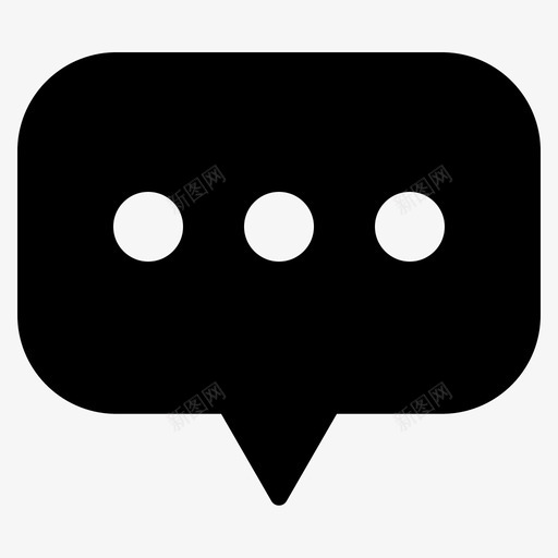 语音气泡通信消息svg_新图网 https://ixintu.com 语音 气泡 通信 消息 平面 线图 图标