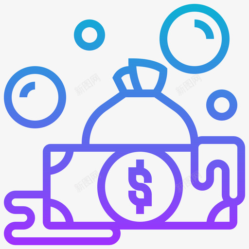 金钱商业腐败梯度svg_新图网 https://ixintu.com 金钱 商业 腐败 梯度