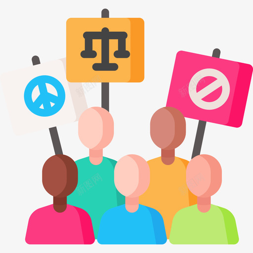 民权运动民权运动6平局svg_新图网 https://ixintu.com 民权 运动 平局