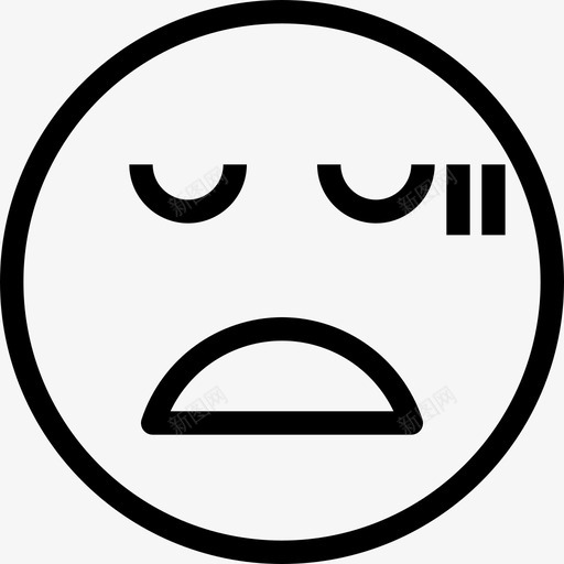 病态表情情绪svg_新图网 https://ixintu.com 情绪 表情 病态 大纲