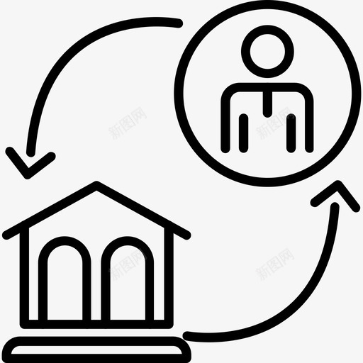银行客户银行业务人员svg_新图网 https://ixintu.com 银行 客户 银行业务 人员 关系 财务