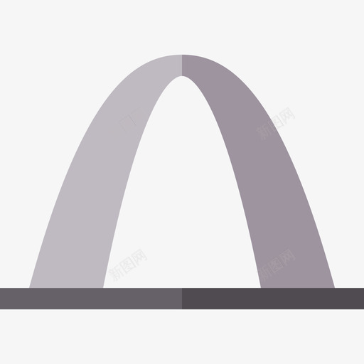 GatewayArch美国27号平坦svg_新图网 https://ixintu.com Gateway Arch 美国 27号 平坦