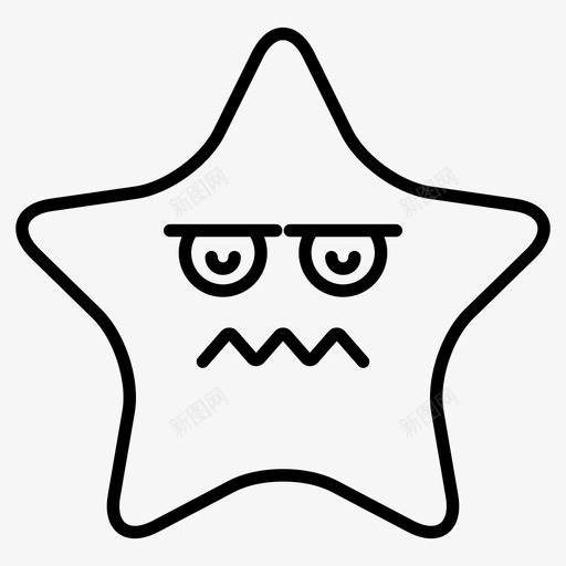星星表情符号疲惫svg_新图网 https://ixintu.com 表情 符号 星星 疲惫 生病 明星