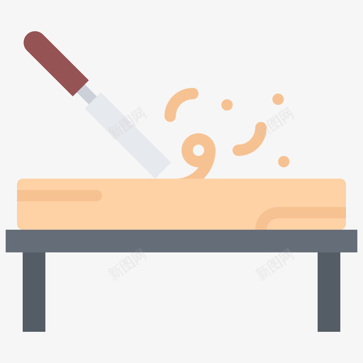 6号木凿扁平svg_新图网 https://ixintu.com 6号 木凿 扁平