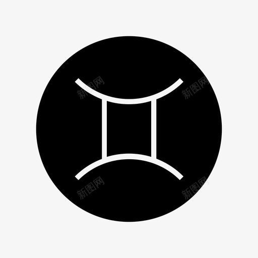 双子座星座十二宫svg_新图网 https://ixintu.com 双子座 星座 十二 十二星座