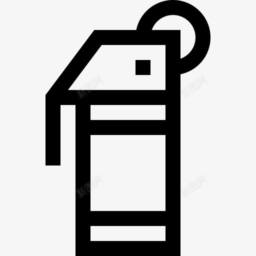 手榴弹抗议12直线svg_新图网 https://ixintu.com 手榴弹 手榴弹卡通矢量素材 手雷 抗议 直线