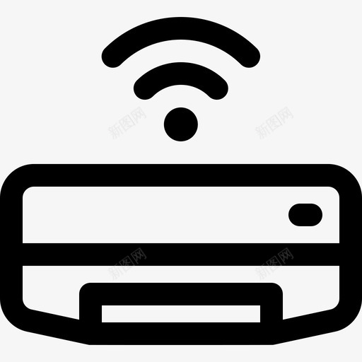 空调智能家居34线性svg_新图网 https://ixintu.com 空调 智能家居 线性