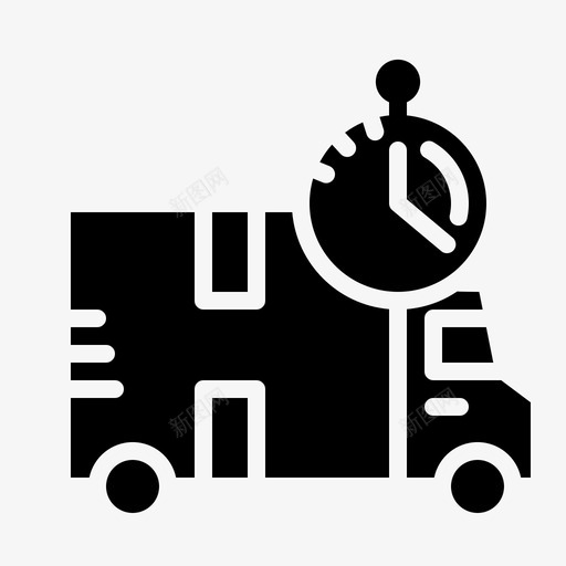送货车网店12实心svg_新图网 https://ixintu.com 送货 货车 网店 实心