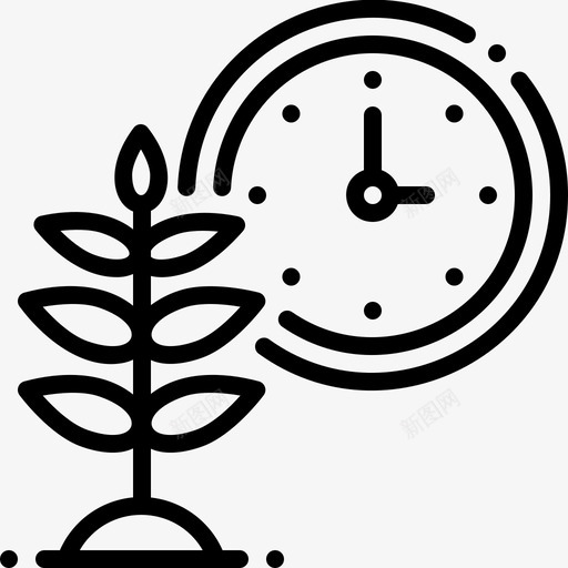 种植植物农业93线性svg_新图网 https://ixintu.com 种植 植物 农业 线性