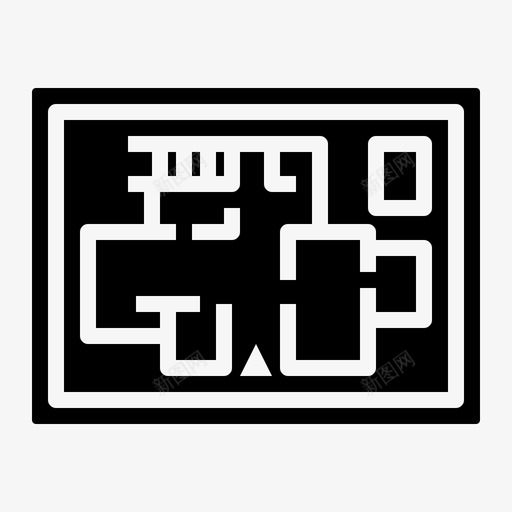 博物馆地图112号博物馆实心svg_新图网 https://ixintu.com 博物馆 地图 112号 实心
