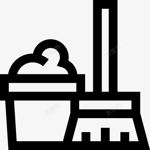 清洁204酒店线性svg_新图网 https://ixintu.com 清洁 酒店 线性