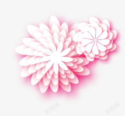 粉白纸艺花卉图免扣花卉花瓣绿叶彩带等花卉玫瑰花植物png免抠素材_新图网 https://ixintu.com 花卉 粉白 白纸 图免 花瓣 绿叶 彩带 玫瑰花 植物