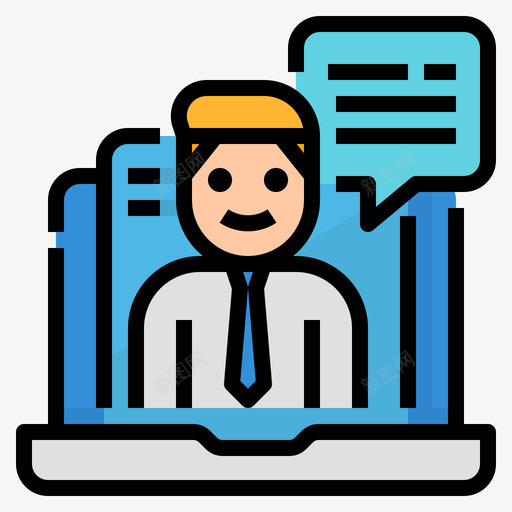 计算机通信42线性彩色svg_新图网 https://ixintu.com 计算机 通信 线性 彩色