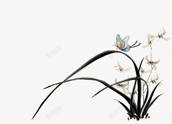 中国古风水墨花手绘水彩植物花卉装饰透明ps272中png免抠素材_新图网 https://ixintu.com 中国 古风 水墨 手绘 水彩 植物 花卉 装饰 透明 ps272