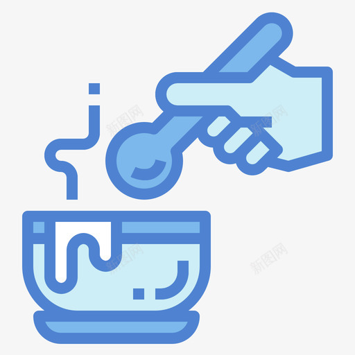 汤厨房工具44蓝色svg_新图网 https://ixintu.com 厨房 工具 蓝色