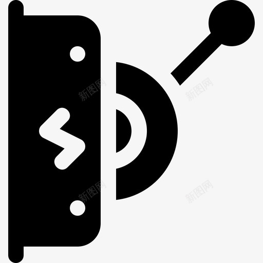 刀开关电工工具和元件19填充svg_新图网 https://ixintu.com 开关 电工 工具 元件 填充